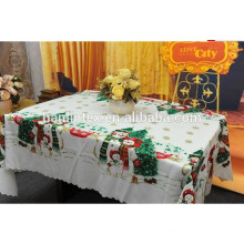 Christmas design printed 300D mini matt fabric for table cloth